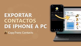 Como exportar contactos de iPhone a PC funciona en 2021 [upl. by Gnuhn]