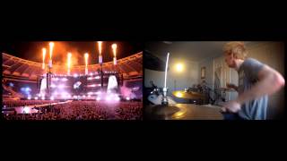 Muse  Live in Rome x10 Drum Covers  Inc Supremacy Knights of Cydonia amp Time is Running Out [upl. by Gautious]