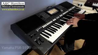 Korg Pa1000 vs Yamaha PSRS970  Sounds Comparison [upl. by Ynnavoig]