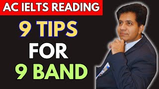 Academic IELTS Reading  9 TIPS For 9 BAND By Asad Yaqub [upl. by Kennie]