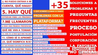 RESPUESTAS a Preguntas Problemas Frecuentes Postulación SUPERMAXI Corporación Favorita No OFICIAL [upl. by Yssis543]