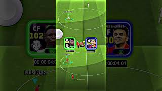 Speed Challenge ⚽️💨 Potw Vini jr vs Luis Diaz efootball efootball2025 [upl. by Donata486]