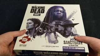 Walking Dead No Sanctuary Upgraded Components Kickstarter Add On [upl. by Ahaelam885]