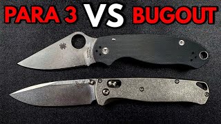 Spyderco Para 3 VS Benchmade Bugout  Which Is REALLY Better [upl. by Zetta657]