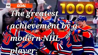 McDavid became the fourthfastest player in NHL history to reach 1000 points in 659 games [upl. by Ime]