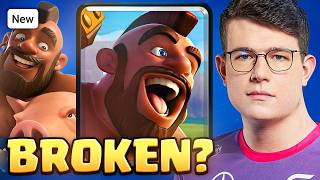 NEW BEST HOG CYCLE DECK TO PUSH IN CLASH ROYALE [upl. by Salohci]