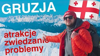 🌍 Gruzja Autostopem  co zobaczyć  Droga Wojenna Mestia Swanetia Kachetia Wakacje w Gruzji [upl. by Vaish]