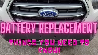 Ford Transit Battery ReplacementTip To Save You Lots Of Money [upl. by Llemart]