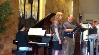 The Lords Prayer sung by Charles Hart tenor with Jennifer Kiser soprano amp Christine Wang [upl. by Aik]