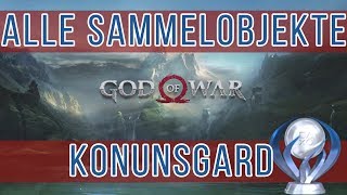 God of War Konunsgard Alle Sammelobjekte  Raben  Nornentruhen  Artefakte Fundorte [upl. by Royden441]