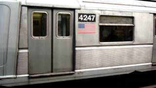 145th Street Bound R40 Slant B Train  Prospect Park [upl. by Olleina]