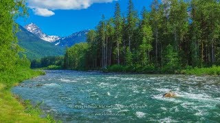 Stunning Sauk River Falls and Rapids Cascade Mountains HD [upl. by Della66]