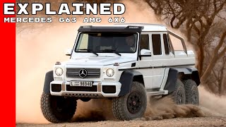 Mercedes G63 AMG 6x6 Explained [upl. by Atims]