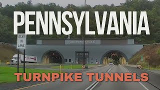 Pennsylvania Turnpike Tunnels POV  Dash Cam Compilation [upl. by Anaj]