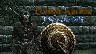 JKur the Cold Khajiit Combat Archer  Skyrim Build Guide [upl. by Anabal]