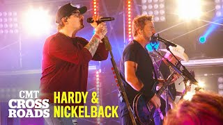 HARDY amp Nickelback Perform quotHow You Remind Mequot  CMT Crossroads [upl. by Serle134]