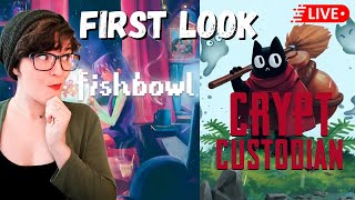 🔴FIRST LOOK at Fishbowl AND Crypt Custodian demos [upl. by Trotter652]