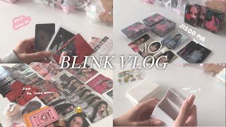 Blink vlog  unboxing JISOO album ME tag ver amp lucky draw🤍  muty is muty 블링크 브이로그 [upl. by Atteuqram121]