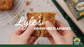 How to make Lyles Golden Syrup Signature Flapjacks  Easy Recipe [upl. by Weitman153]