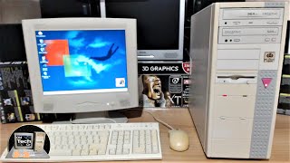 SOYO PC iNTEL PENTIUM 2 350Mhz Apollo Pro 133 Start Windows 2000 in the Year 2024  Short Video [upl. by Luann]