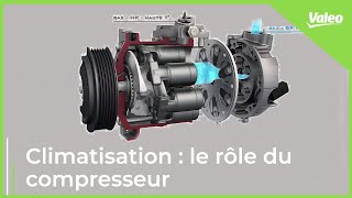 Climatisation  le rôle du compresseur  Valeo Service [upl. by Eiaj]