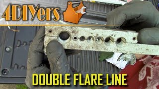 How to Properly Double Flare a Brake or Fuel Line [upl. by Sklar]