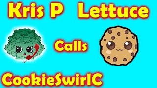 Shopkin videos KrisP Lettuce calls Cookie Swirl C Shopkins Season 4 [upl. by Deraj]