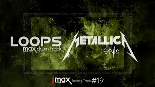 Heavy Metal Drum Track  Metallica Style  155 bpm [upl. by Edgard894]