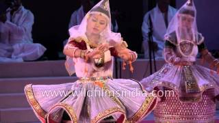 Manipuri classical dance Basanta Raas [upl. by Lombard933]