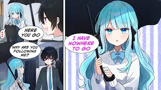 Manga Dub I lent an umbrella to a girl and told her she could use it until she got home but [upl. by Meave]