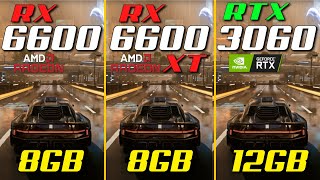 RX 6600 vs RX 6600 XT vs RTX 3060  Test in 1080p [upl. by Ybrik109]