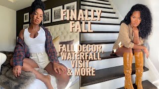 FINALLY FALL Fall Decor Waterfall Visit amp more [upl. by Ahseka]