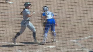 Trine softball tops Concordia University Wisconsin 43 in game one of the Angola Super Regional [upl. by Mera]