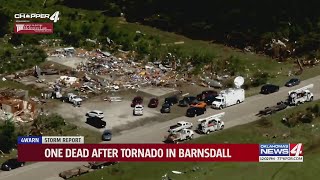 Barnsdall Bartlesville had heavy damage during deadly tornado [upl. by Lionel]