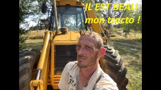 je lai enfin le tractopelle jcb  Episode 1 présentation de cet engin qui rend tant de service [upl. by Enovi890]