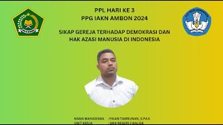 video PPL Hari ke 3 Hedonisme dan Gaya Hidup Keugaharian [upl. by Anaik901]