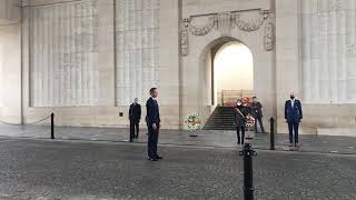 Herdenking Wapenstilstand aan de Menenpoort in Ieper 11 nov 2020 [upl. by Eillah645]