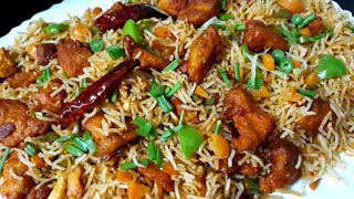 Schezwan chicken fried rice Recipe in hindiurdu [upl. by Tonry]