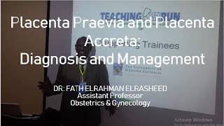 RCOG Guidelines Placenta Praevia and Placenta Accreta Diagnosis and Management [upl. by Ytineres723]