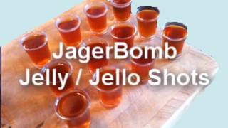 JAGERBOMB JELLY  JELLO SHOTS RECIPE [upl. by Schoenburg503]