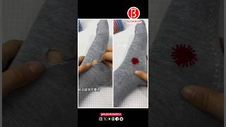 How to repair the holes in your socks and still wear them [upl. by Christophe730]