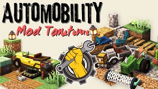 Minecraft Araba Sürmek Automobility Tanıtım [upl. by Cresa544]