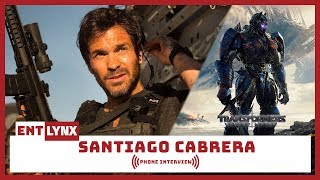 Santiago Cabrera Interview  Transformers The Last Knight [upl. by Ivette]