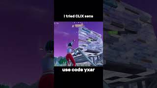 I Tried CLIX sens in Fortnite RANKED [upl. by Schiro]