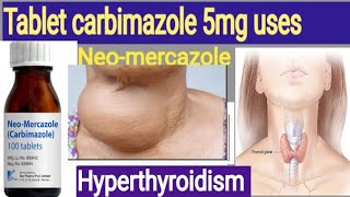 Neo mercazole 5mg tablet used carbimazole tablet uses side effect [upl. by Kruger]