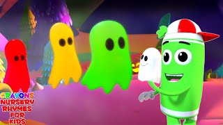 Five Little Ghosts  Halloween Cartoon Videos for Kids [upl. by Attelahs]