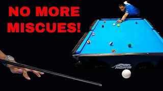 How to Stop Miscues in Pool  Free Pool Lessons [upl. by Godred]