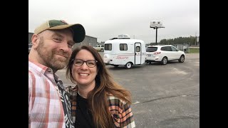 a little Wanderlust  Our brand new 2021 Scamp 13 ft Camper Trailer [upl. by Fortunato279]