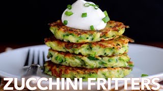 How To Make Easy Zucchini Fritters  Must Try Recipe [upl. by Pantia103]