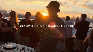 CLANDY  ARLO WBURG ROOFTOP [upl. by Bogusz394]